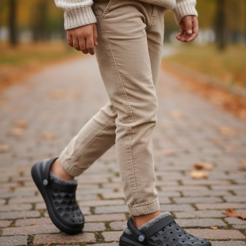 Joybees Varsity lined clogs‎